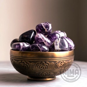 Amatistas sobre cuenco tibetano con logo9